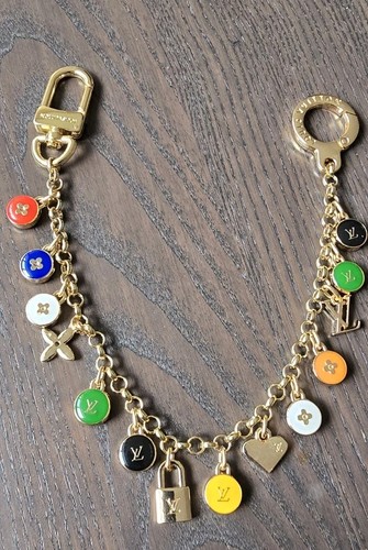 Porte clés chaîne - lv, porte-clés